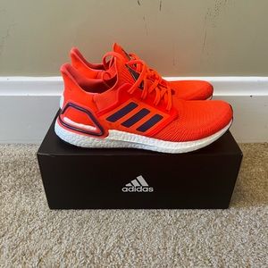 Size 9.5 - adidas Ultra Boost 20 ISS US NATIONAL LAB SOLAR RED 2020